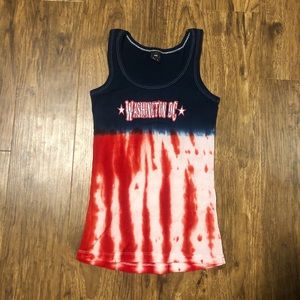 NWOT Washington DC Red, White, Blue Tank Top